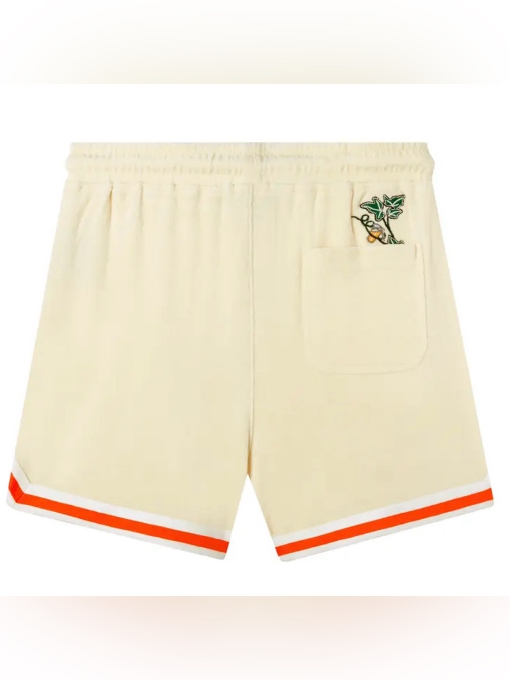 Tombolo ‘Crouching Tiger, Hidden Beverage’ Terry Cloth Cabana Shorts Cream S